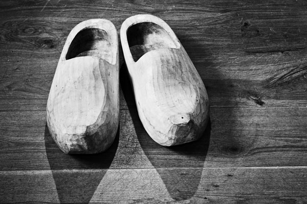 wooden clogs