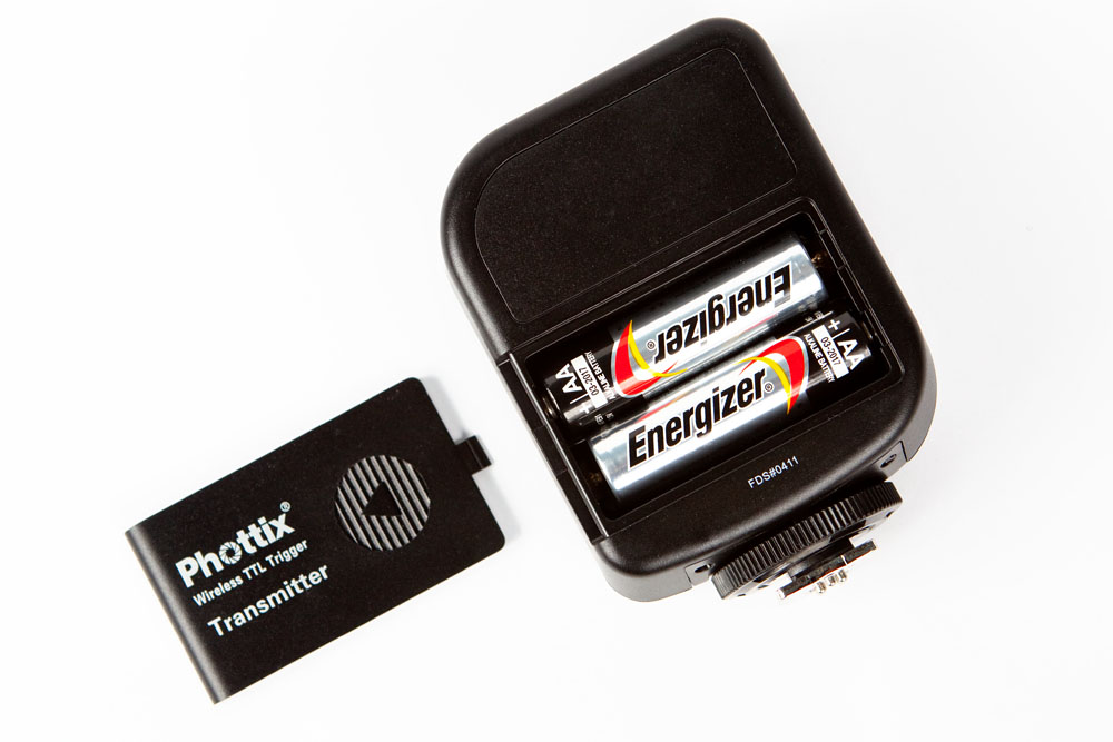 Odin TCU takes two AA batteries