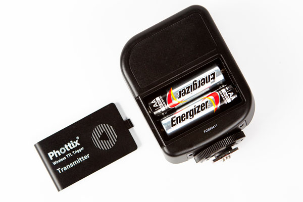Odin TCU takes two AA batteries