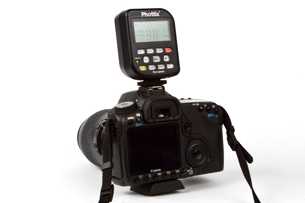Odin TCU on a Canon 50D camera