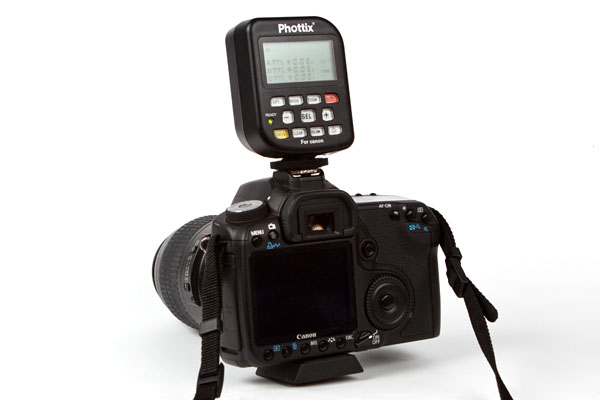 Odin TCU on a Canon 50D camera
