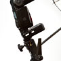 Odin receiver and  a Canon 580EX II flash on a light stand