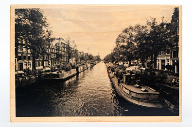 boats along the Prinsengracht
