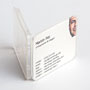 cut a business card to fit inside a compact flash memory card case