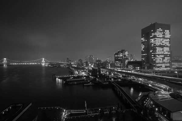 Rainbow Bridge and Tokyo Bay