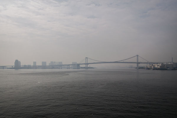 Rainbow Bridge in the morning smog