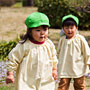 young children enjoying the gardens