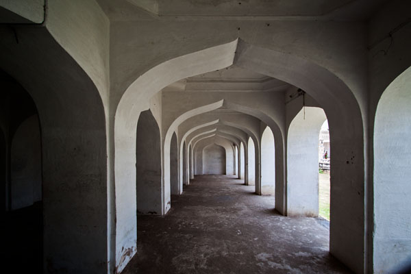 arches in an outer building