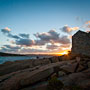 sunset at the lighthouse keeper's house