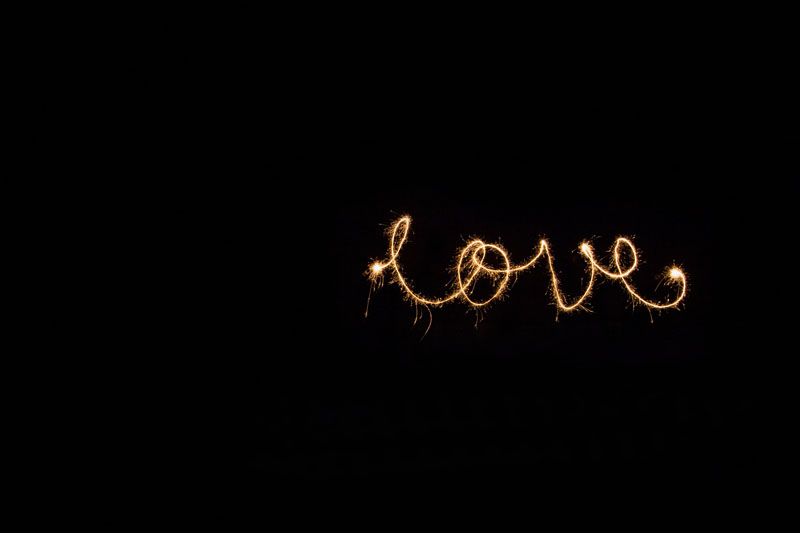 sparkler love
