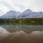 reflections on Wedge Pond