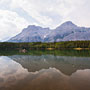 reflections on Wedge Pond