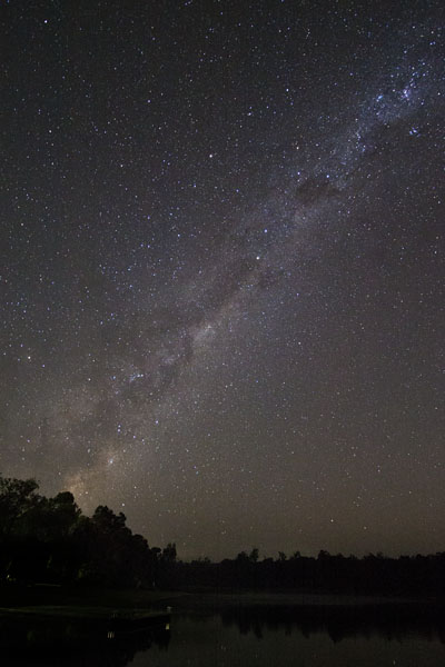 Milky Way over Lake Leschenaultia