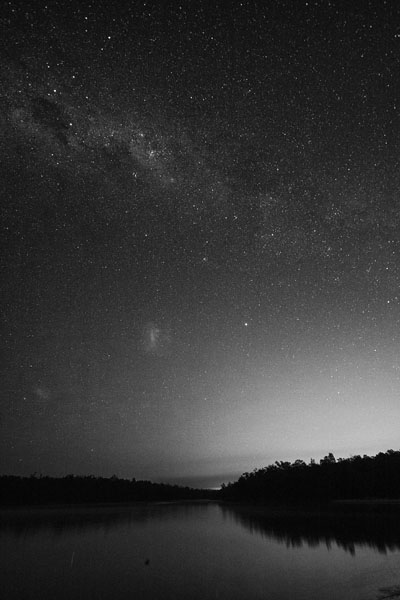 Milky Way over Lake Leschenaultia
