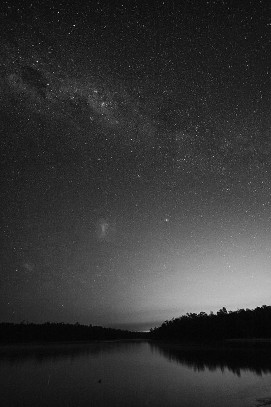 Milky Way over Lake Leschenaultia