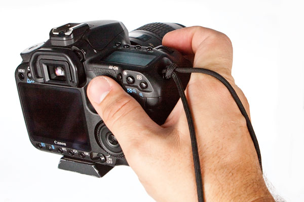 DIY camera wrist strap