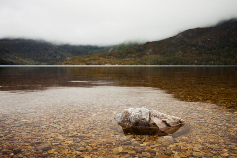 edge of Dove Lake