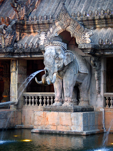 elephant fountain