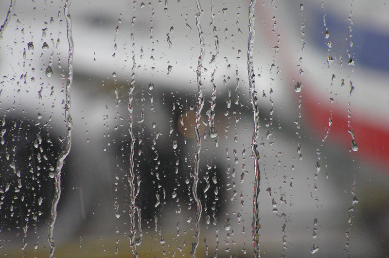 rain on the window