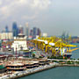 construction site and dockyard