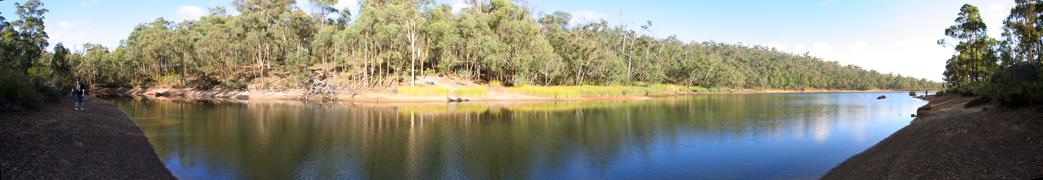 panorama of Glen Brook Dam