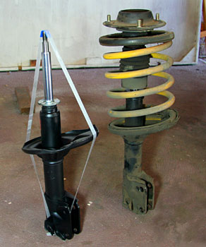 the old and the new struts
