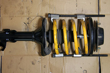 reassembling the new strut